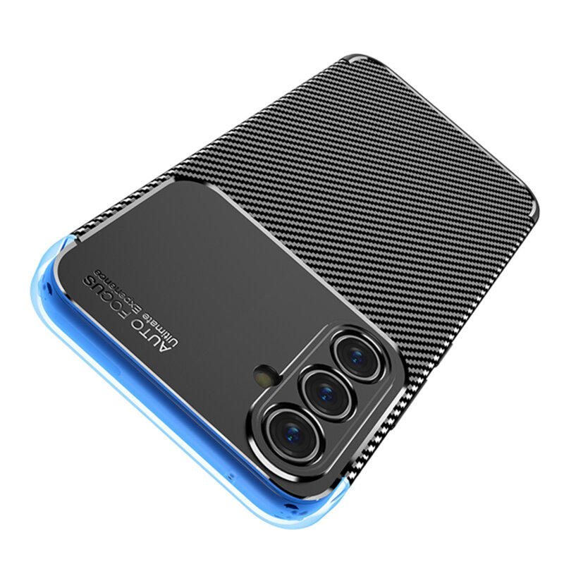 Husa Samsung Galaxy A54 Techsuit CarbonFiber, negru