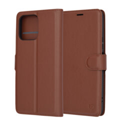 Husa Honor X6 Techsuit Leather Folio, maro