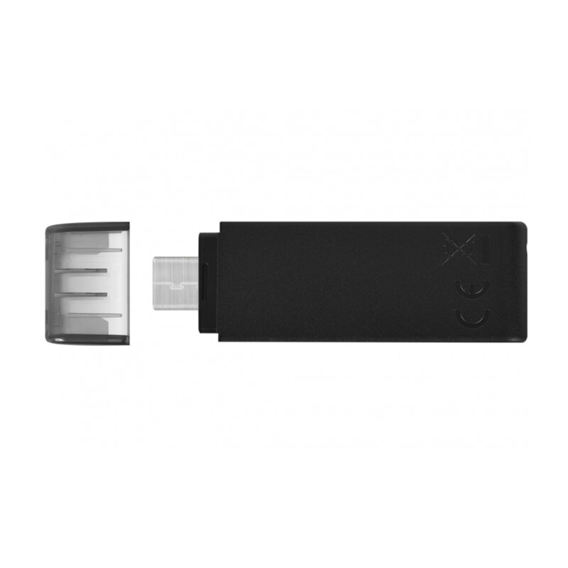 Memorie externa 64GB, Type C Kingston DT70, negru, DT70/64GB