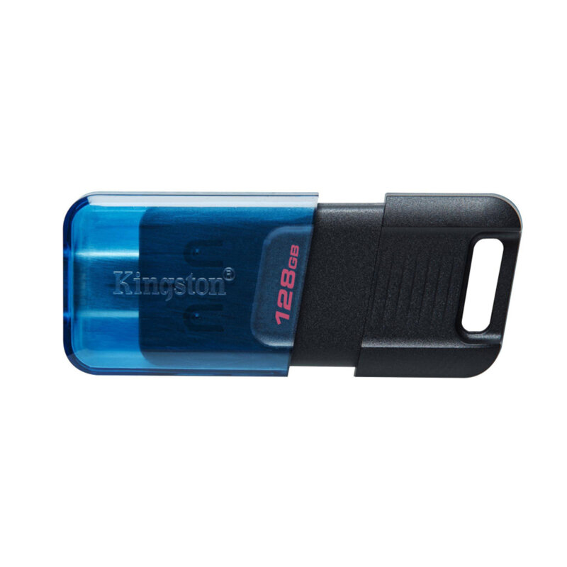 Memorie externa 128GB, Type C Kingston DT80M, bleu, DT80M/128GB