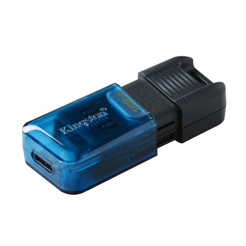 Memorie externa 128GB, Type C Kingston DT80M, bleu, DT80M/128GB
