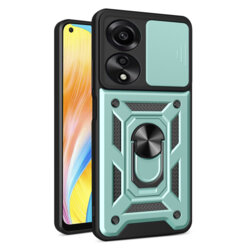 Husa Oppo A78 4G protectie camera Techsuit CamShield Series, verde