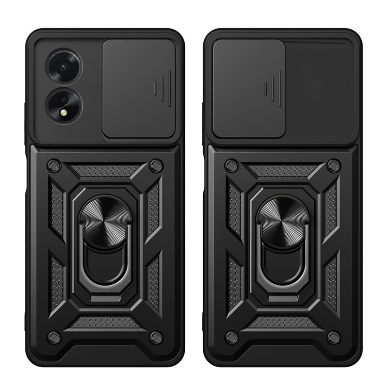 Husa Oppo A18 protectie camera Techsuit CamShield Series, verde