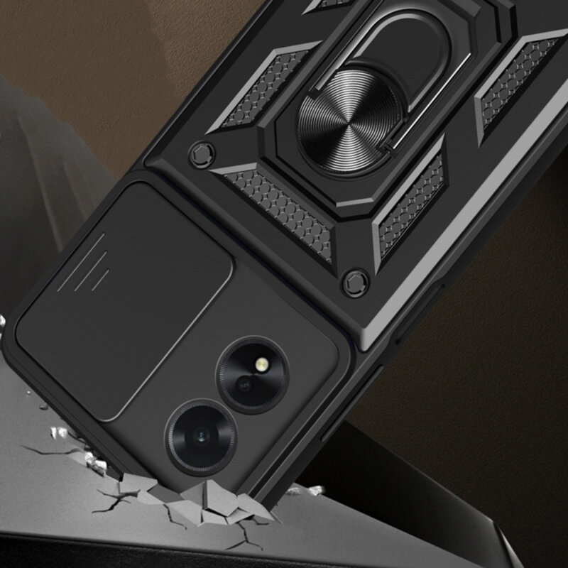 Husa Oppo A18 protectie camera Techsuit CamShield Series, roz