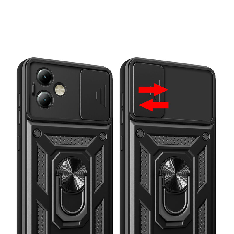Husa Motorola Moto G14 protectie camera Techsuit CamShield Series, roz