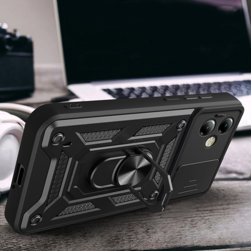 Husa Motorola Moto G14 protectie camera Techsuit CamShield Series, roz