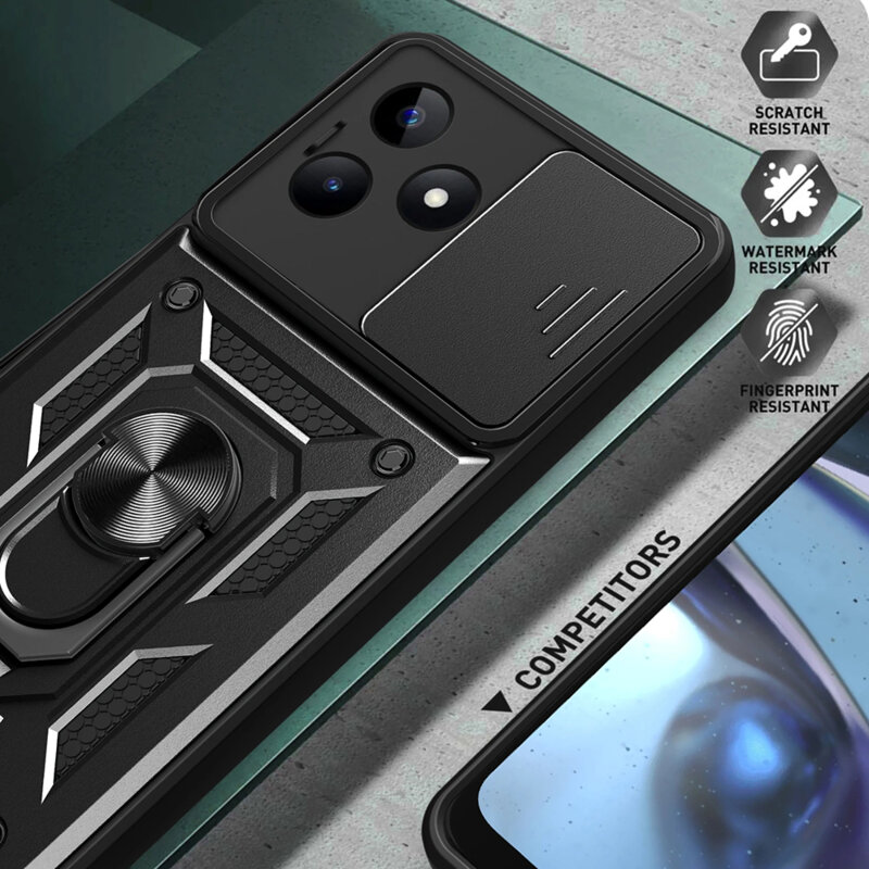 Husa Xiaomi 14 protectie camera Techsuit CamShield Series, roz
