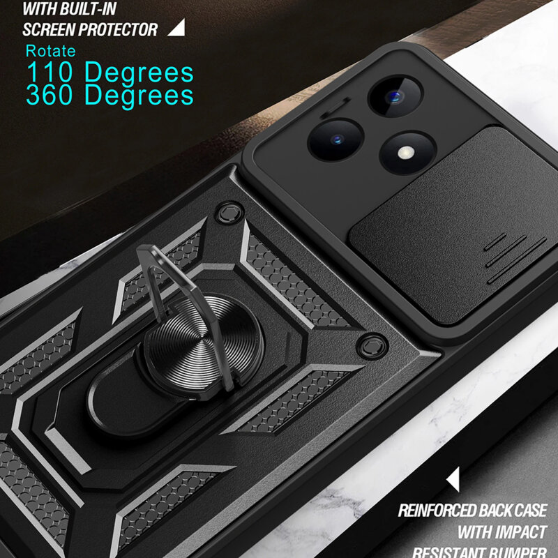 Husa Xiaomi 14 protectie camera Techsuit CamShield Series, roz