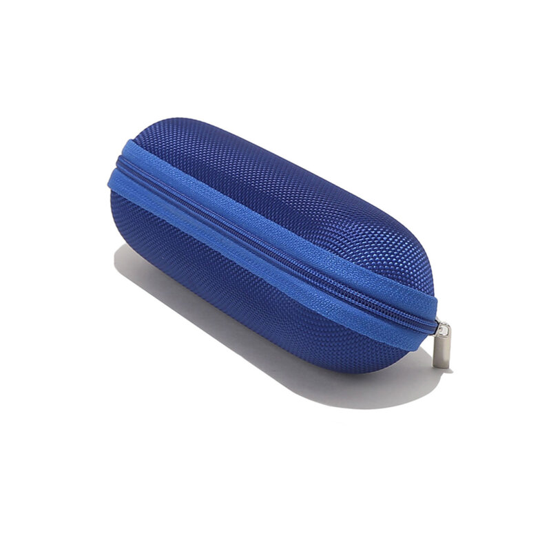 Etui ochelari de vedere cu fermoar Techsuit ETOV2, albastru