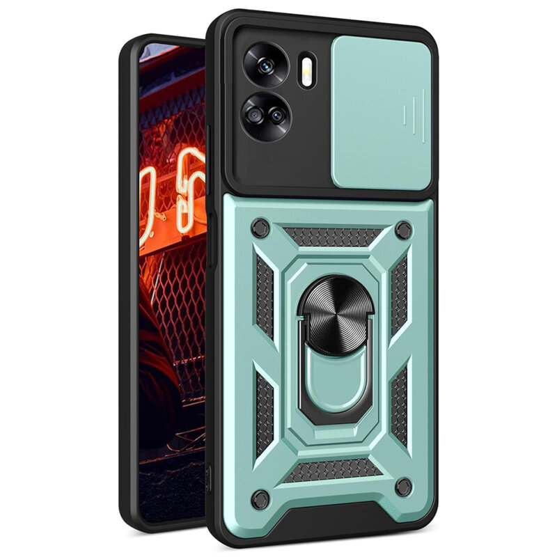 Husa Honor 90 Lite protectie camera Techsuit CamShield Series, verde