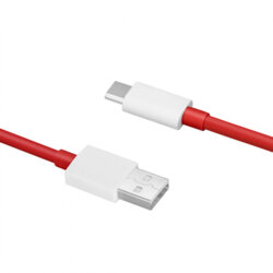 Cablu Fast Charging USB la Type-C, 10A OnePlus DL129, rosu, bulk