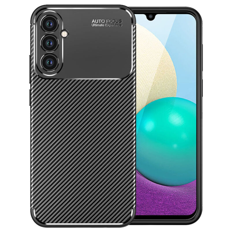 Husa Samsung Galaxy A34 5G Techsuit CarbonFiber, negru