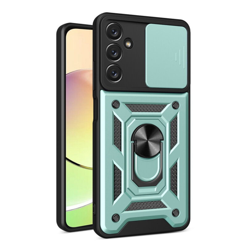 Husa Samsung Galaxy A14 5G protectie camera Techsuit CamShield Series, verde
