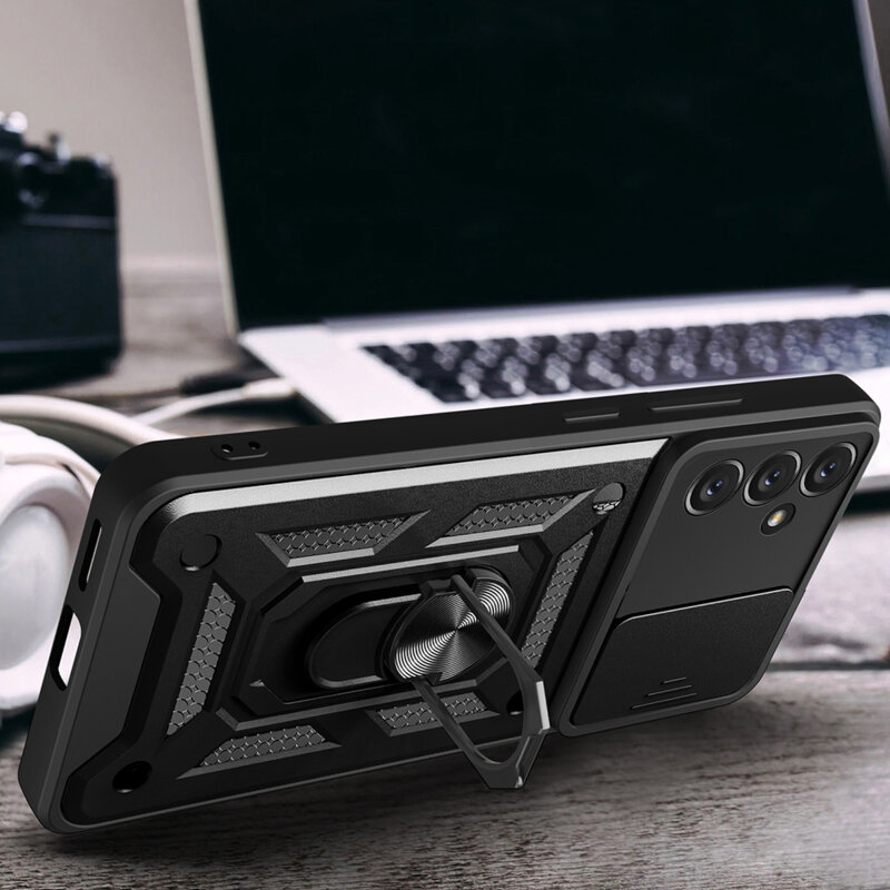 Husa Samsung Galaxy A14 5G protectie camera Techsuit CamShield Series, roz