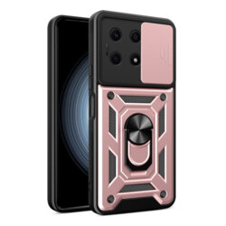 Husa Honor X8a protectie camera Techsuit CamShield Series, roz