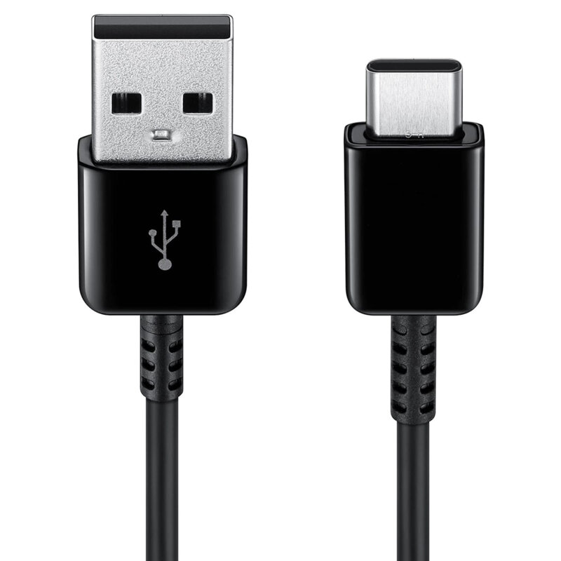 Cablu date Samsung USB la Type-C, 3A, 1.5m, negru, DG970BBE