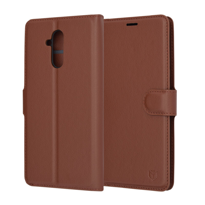 Husa Huawei Mate 20 Lite Techsuit Leather Folio, maro