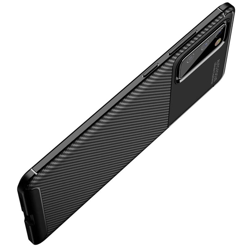 Husa Samsung Galaxy S20 FE Techsuit CarbonFiber, negru