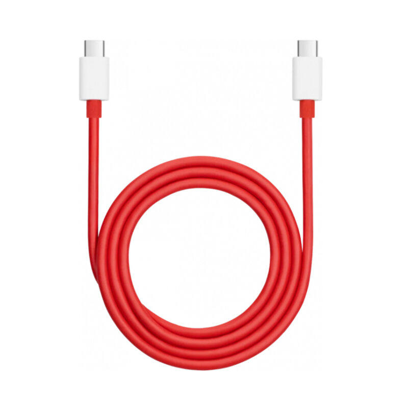 Cablu de date original OnePlus, Type-C, 12A, 1m, rosu, DL152