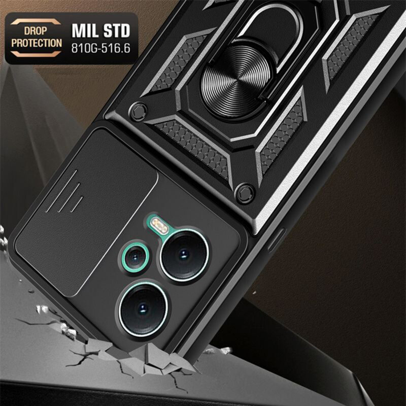 Husa Xiaomi Poco X5 protectie camera Techsuit CamShield Series, roz