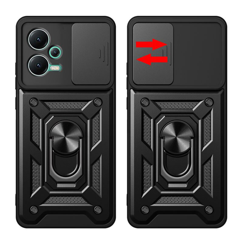 Husa Xiaomi Poco X5 protectie camera Techsuit CamShield Series, verde
