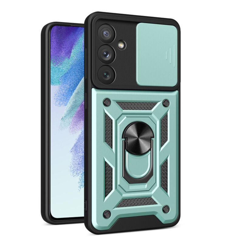 Husa Samsung Galaxy A54 protectie camera Techsuit CamShield Series, verde