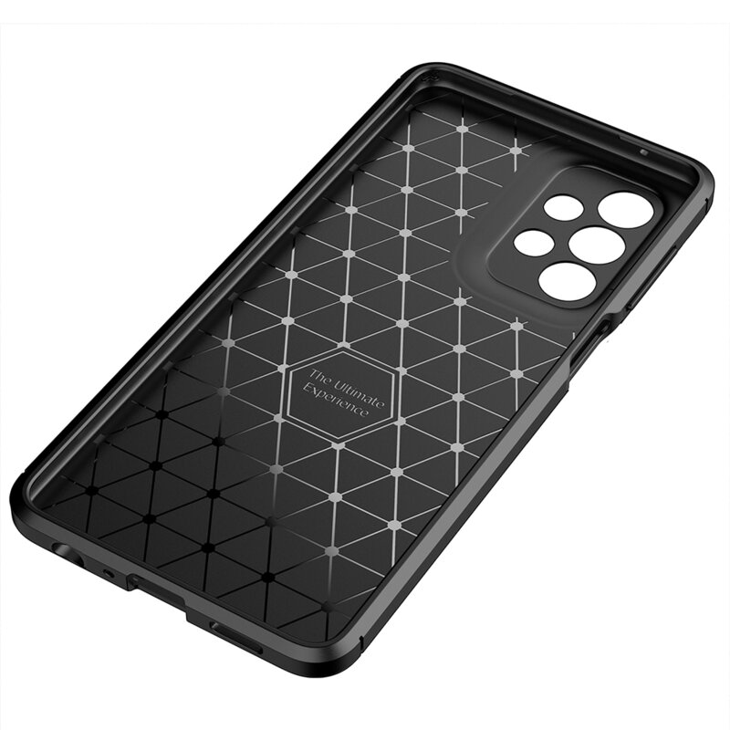 Husa Samsung Galaxy A23 Techsuit CarbonFiber, negru