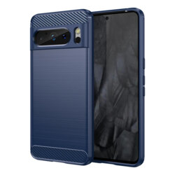 Husa Google Pixel 8 Pro Techsuit Carbon Silicone, albastru