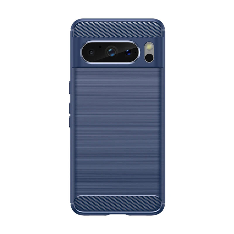 Husa Google Pixel 8 Pro Techsuit Carbon Silicone, albastru