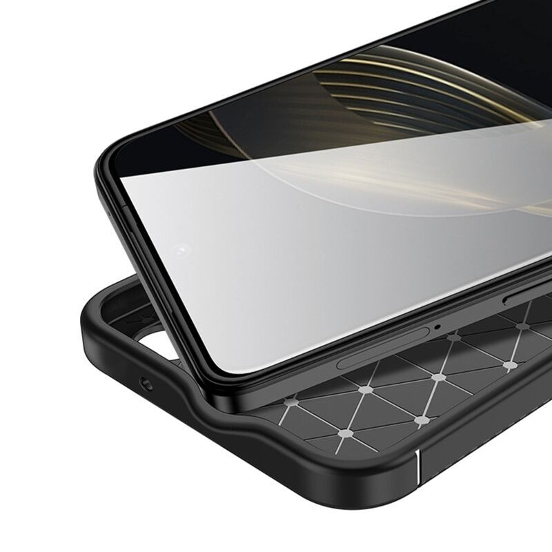 Husa Huawei nova 11 Techsuit CarbonFiber, negru