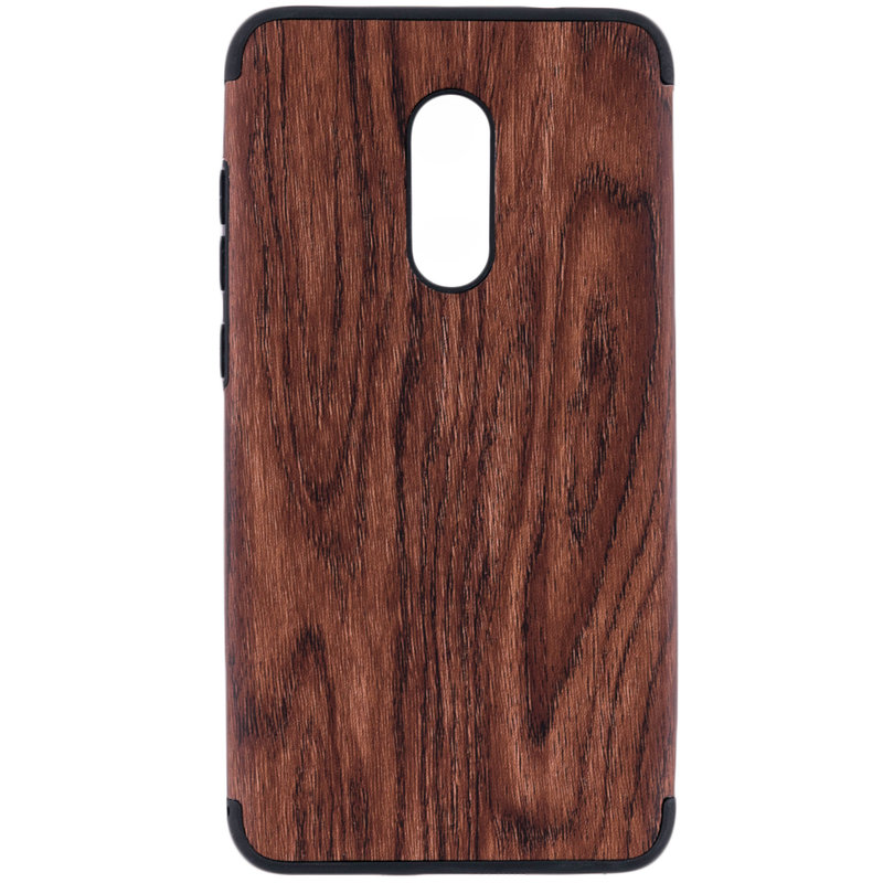 Husa Xiaomi Redmi Note 4 TPU Wood Texture - Maro