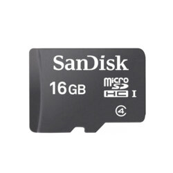 Card memorie microSDHC 16GB SanDisk, clasa 4, SDSDQM-016G-B35