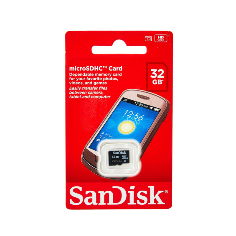 Card memorie microSDHC 32GB SanDisk, clasa 4, SDSDQM-032G-B35