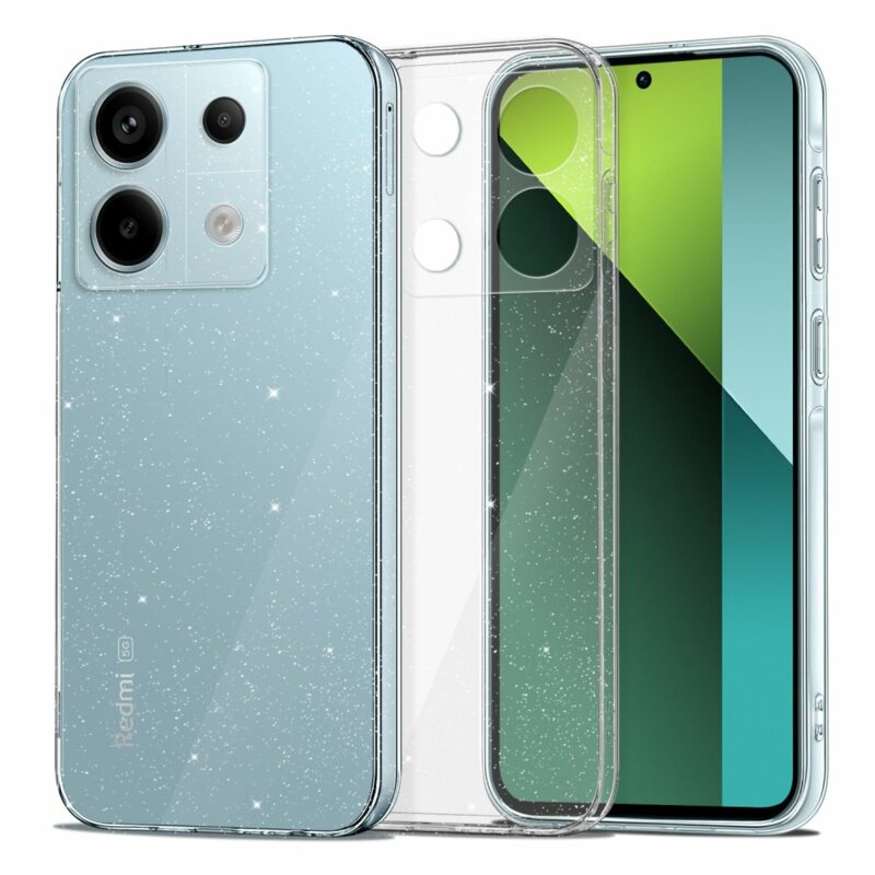 Husa sclipici Xiaomi Poco X6 Techsuit SparkleSkin, transparenta