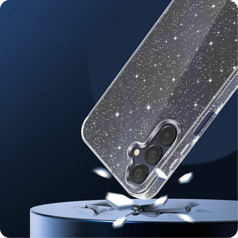 Husa sclipici Xiaomi Poco X6 Techsuit SparkleSkin, transparenta