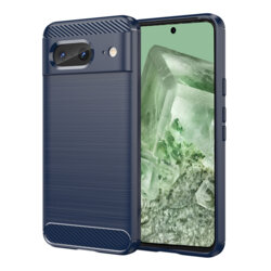 Husa Google Pixel 8 Techsuit Carbon Silicone, albastru