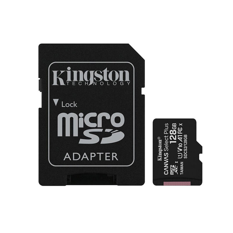 Card 128GB Kingston Canvas Select Plus cu adaptor, SDCS2/128GB