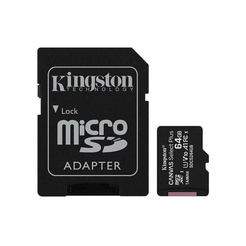Card 64GB Kingston Canvas Select Plus cu adaptor, SDCS2/64GB