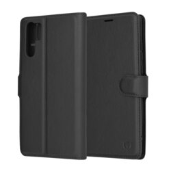 Husa Huawei P30 Pro Techsuit Leather Folio, negru