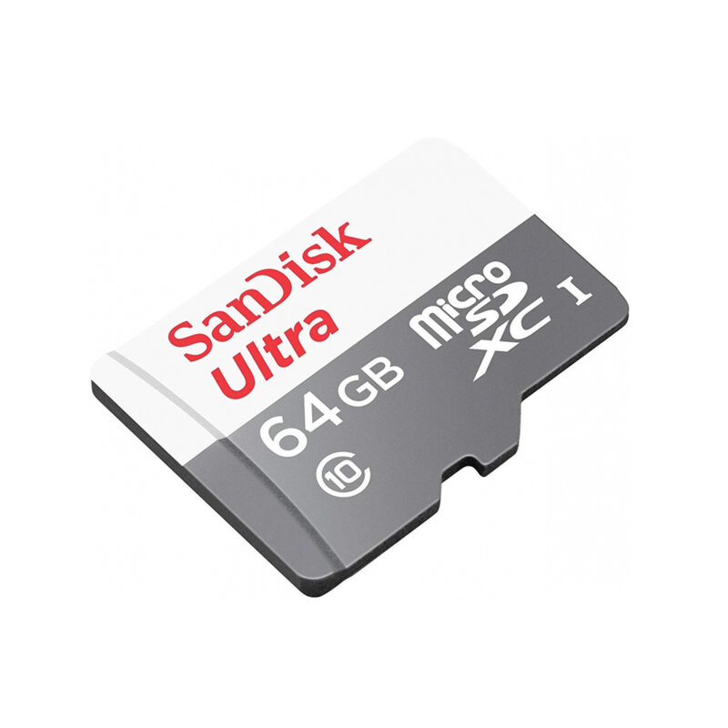 Card memorie 64GB SanDisk Ultra Android, gri, SDSQUNR-064G-GN3MN