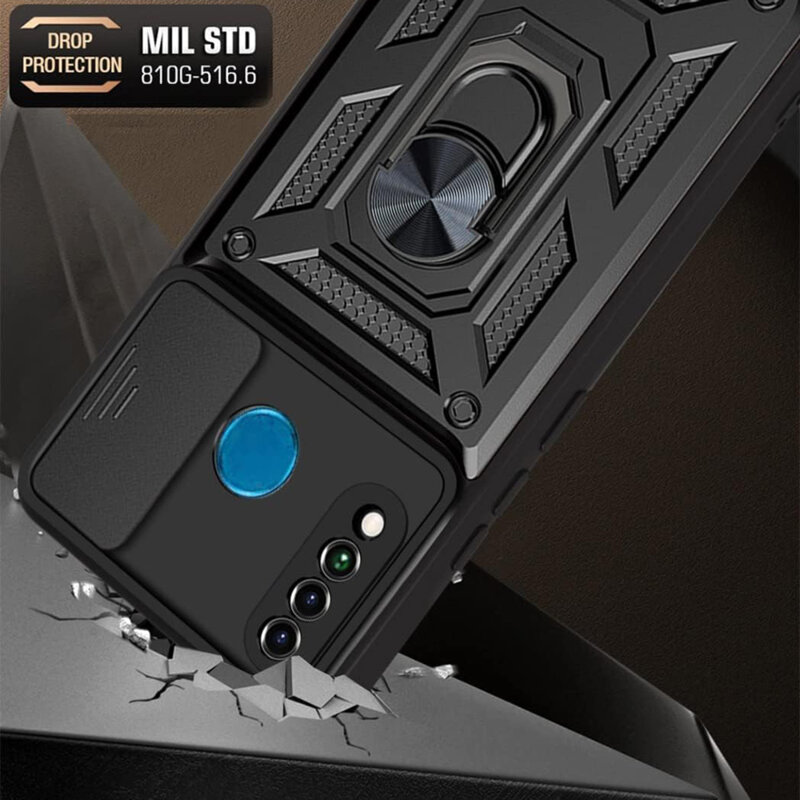 Husa Huawei P30 Lite protectie camera Techsuit CamShield Series, roz