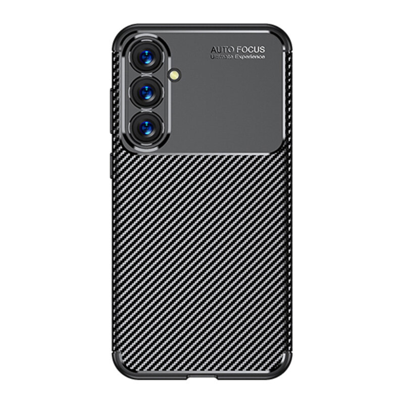 Husa Samsung Galaxy S23 FE Techsuit CarbonFiber, negru