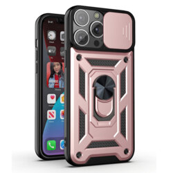 Husa iPhone 12 Pro protectie camera Techsuit CamShield Series, roz