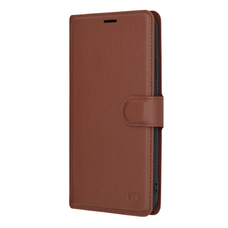Husa iPhone 11 Pro Max Techsuit Leather Folio, maro