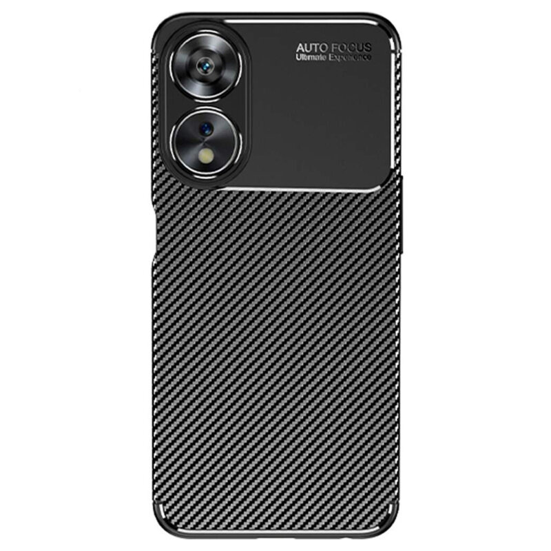 Husa Oppo A78 5G Techsuit CarbonFiber, negru