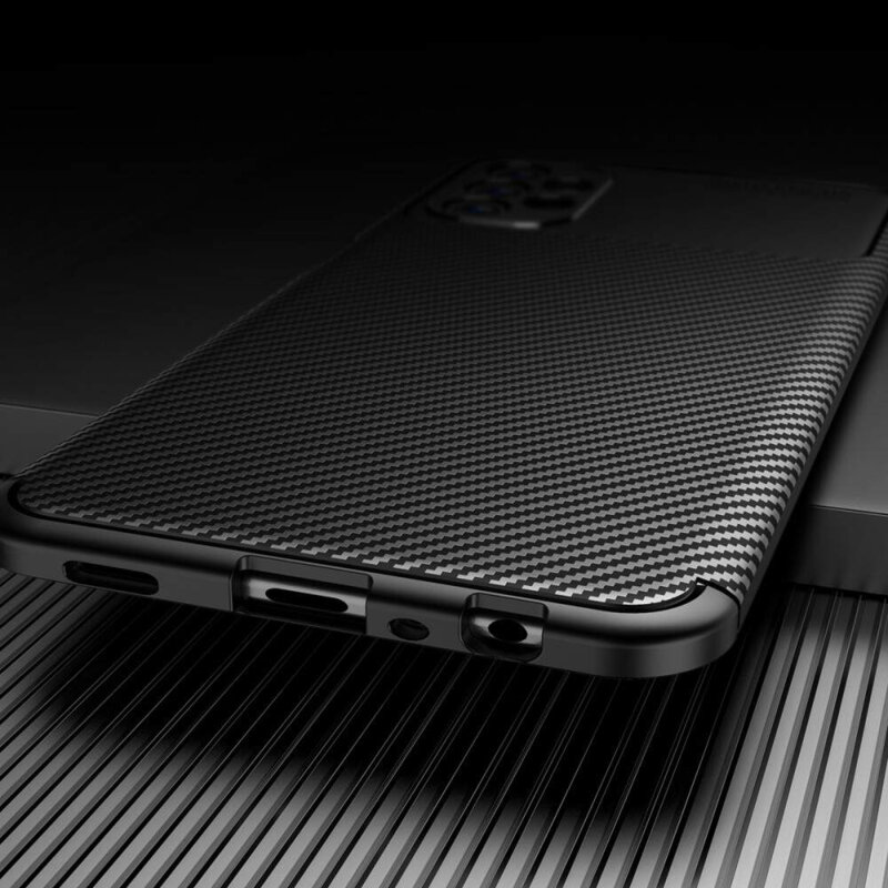 Husa Samsung Galaxy A13 4G Techsuit CarbonFiber, negru