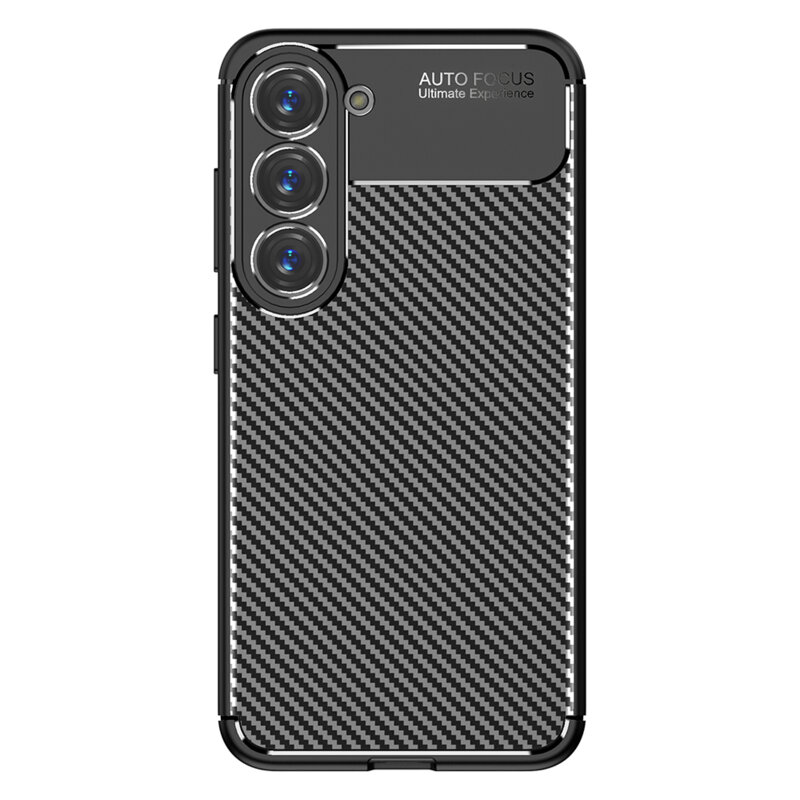 Husa Samsung Galaxy S23 Plus Techsuit CarbonFiber, negru