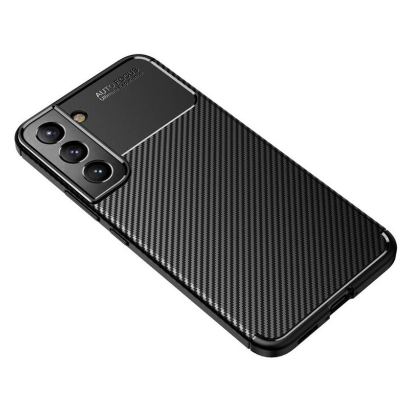 Husa Samsung Galaxy S22 Plus 5G Techsuit CarbonFiber, negru