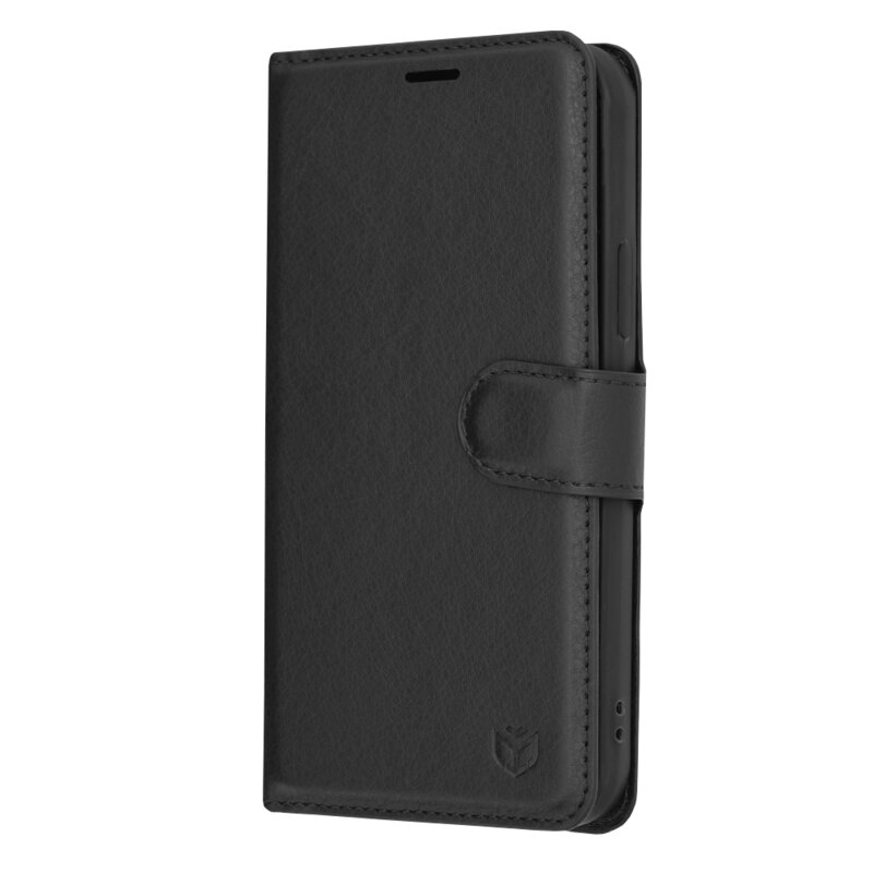 Husa iPhone 12 Pro Techsuit Leather Folio, negru
