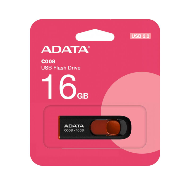 Memorie externa 16GB Adata C008, USB 2.0, AC008-16G-RKD